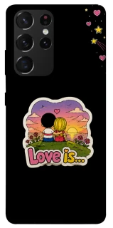 Чехол на Samsung Galaxy S21 Ultra Love is ver.5 фото 1 из 1