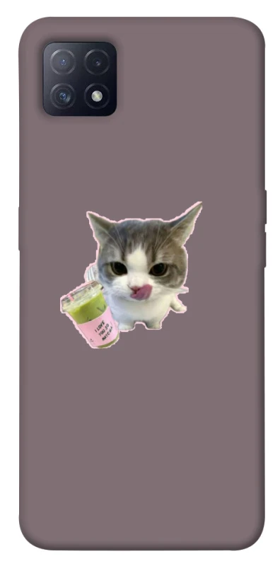 Чохол на Oppo A72 5G / A73 5G cat matcha фото 1 з 1