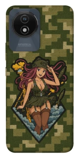 Чохол на Vivo Y02 Military Waifu фото 1 з 1
