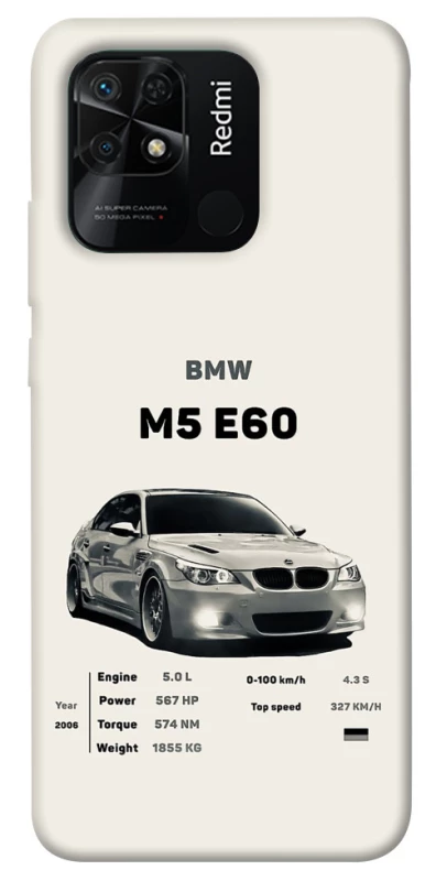 Чехол на Xiaomi Redmi 10C BMW M5 E60 фото 1 из 1