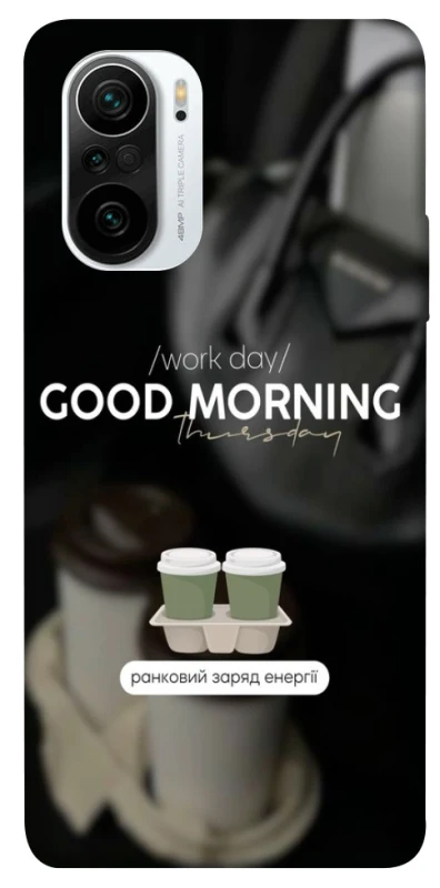 Чехол на Xiaomi Redmi K40 / K40 Pro / K40 Pro+ / Poco F3 Thursday coffee фото 1 из 1