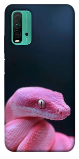 Чехол на Xiaomi Redmi Note 9 4G / Redmi 9 Power Розовая Змея фото 1 из 1
