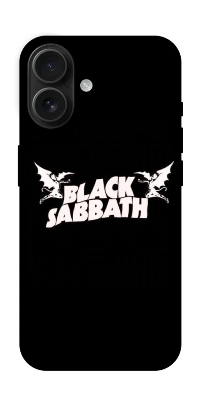 Чехол на Apple iPhone 16 Black Sabbath logo ver.2 фото 1 из 1