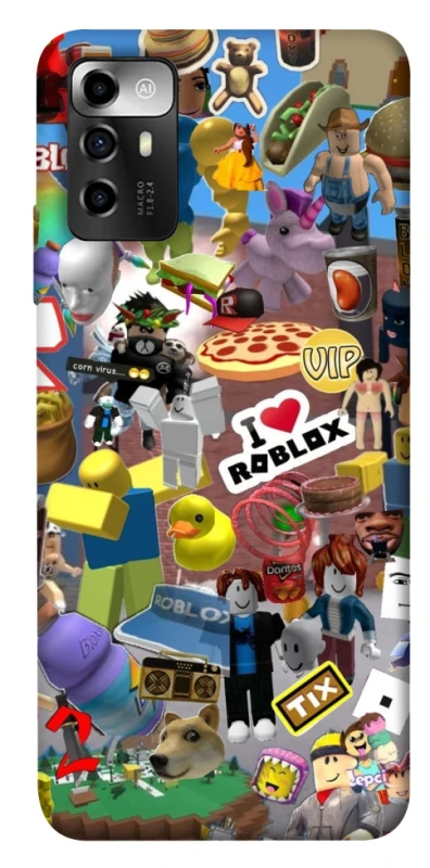 Чохол на ZTE Blade V40 Vita Roblox collage ver.5 фото 1 з 1