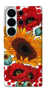 Чехол на Samsung Galaxy S26 Ultra Подсолнечники и маки фото 1 из 1