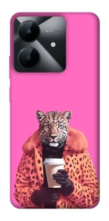 Чохол на Realme Note 60x Леопард з кавою фото 1 з 1