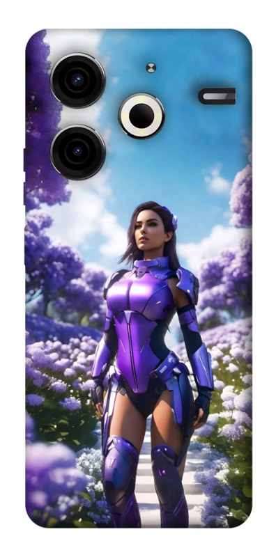 Чохол на TECNO Pova 6 Neo (LI6) Cyber space girl ver.4 фото 1 з 1