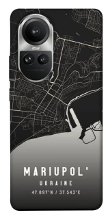 Чехол на Oppo Reno 10 Mariupol map фото 1 из 1