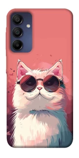 Чехол на Samsung Galaxy A15 4G/5G Сat with glasses фото 1 из 1