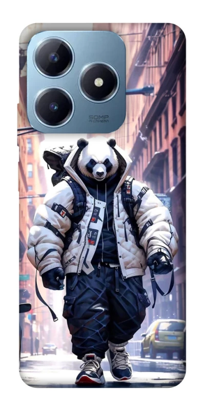 Чехол на Realme C63 Панда курьер фото 1 из 1