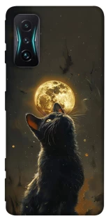 Чохол на Xiaomi Redmi K50 Gaming Кіт під місяцем v2 фото 1 з 1