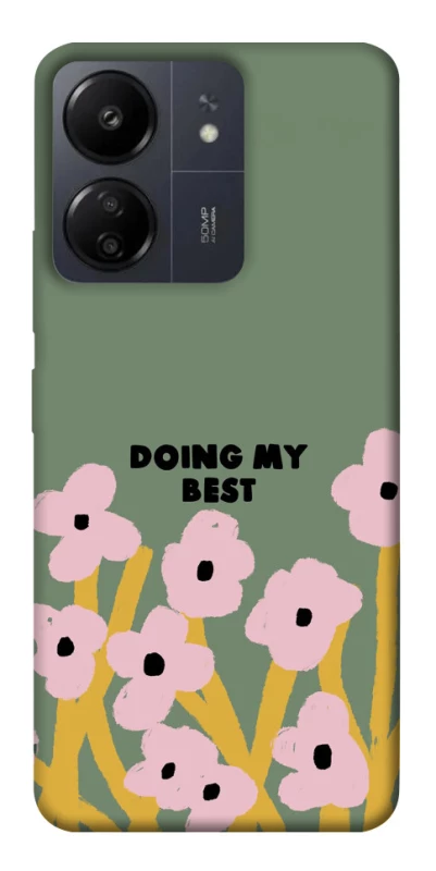 Чехол на Xiaomi Redmi 13C Doing my best фото 1 из 1