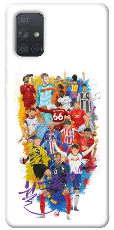 Чехол на Samsung Galaxy A71 Football Abstract v2 фото 1 из 1