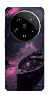 Чехол на Xiaomi 14 Ultra Boat and flamingo фото 1 из 1