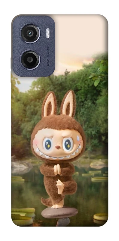 Чохол на Motorola Moto E15 Labubu Yoga фото 1 з 1