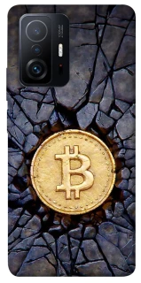 Чохол на Xiaomi 11T / 11T Pro Bitcoin cracks фото 1 з 1