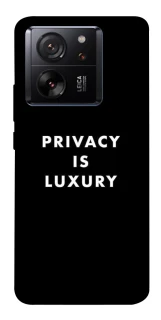 Чохол на Xiaomi 13T Privacy is luxury фото 1 з 1