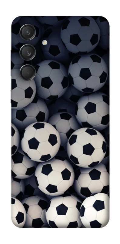 Чохол на Samsung Galaxy M55 Футбольні м'ячи фото 1 з 1