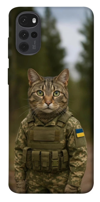 Чехол на Motorola Moto G22 Кот защитник фото 1 из 1