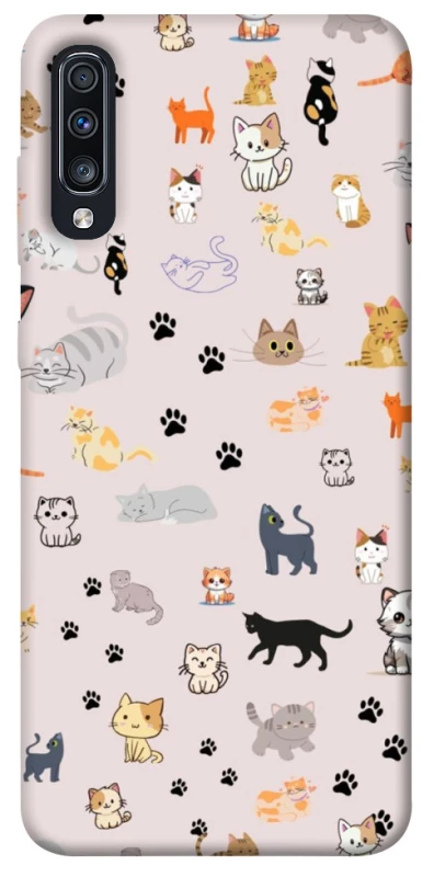 Чохол на Samsung Galaxy A70 (A705F) Cat style ver.1 фото 1 з 1