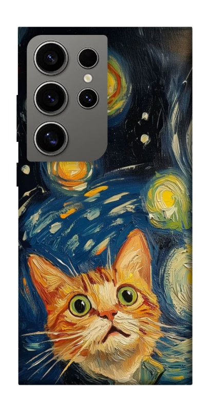 Чохол на Samsung Galaxy S24 Ultra paint cat фото 1 з 1