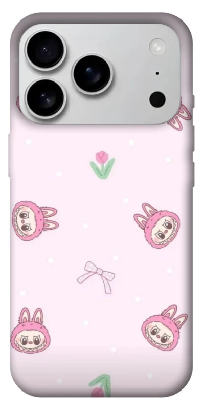 Чехол на Apple iPhone 17 Pro Max (6.9") Labubu Flower фото 1 из 1