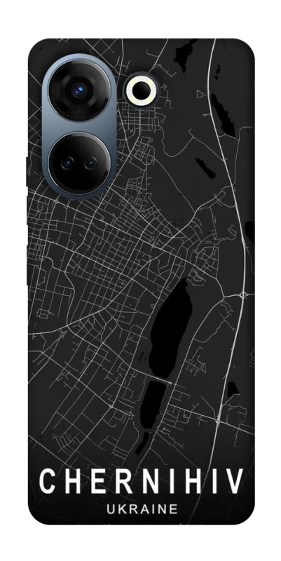 Чохол на TECNO Camon 20 Pro (CK7n) Chernihiv map фото 1 з 1