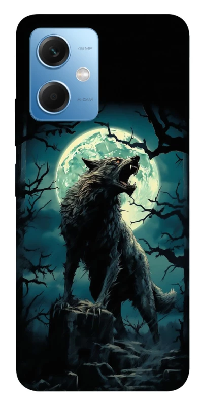 Чехол на Xiaomi Poco X5 5G Волк под луной фото 1 из 1