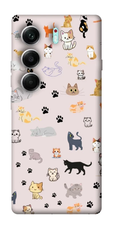 Чохол на Tecno Camon 40 Pro 5G Cat style ver.1 фото 1 з 1