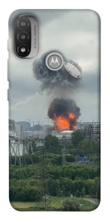 Чохол на Motorola Moto E20 Moscow never sleeps ver.4 фото 1 з 1