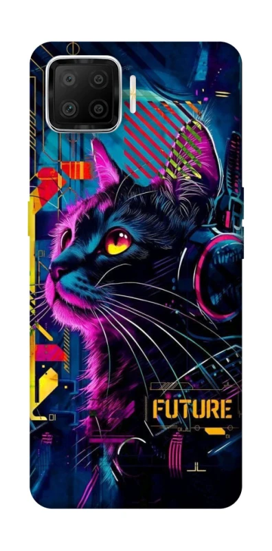 Чехол на Oppo A73 (2017) Cyber Cat v2 фото 1 из 1