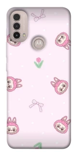 Чохол на Motorola Moto E40 Labubu Flower фото 1 з 1