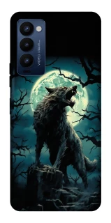 Чохол на TECNO Camon 18 Pro Вовк під місяцем фото 1 з 1