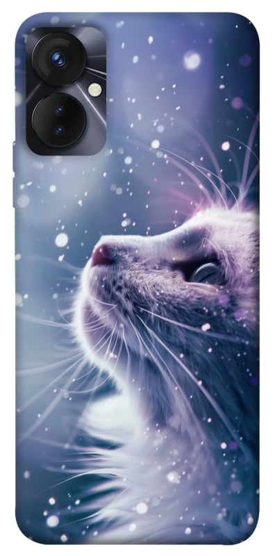 Чехол на TECNO Spark 9 Pro (KH7n) Snow cat фото 1 из 1