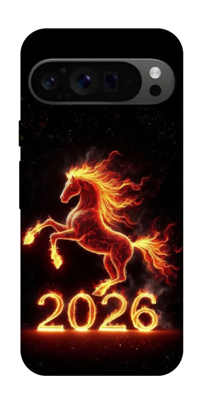 Чехол на Google Pixel 9 Pro Red Fire Horse ver.1 фото 1 из 1
