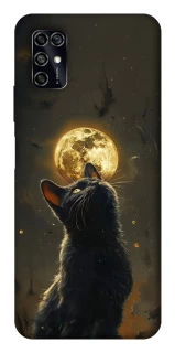 Чохол на ZTE Blade V2020 Smart Кіт під місяцем v2 фото 1 з 1