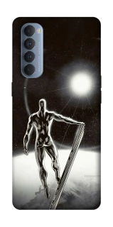 Чохол на Oppo Reno 4 Pro Срібний серфер фото 1 з 1