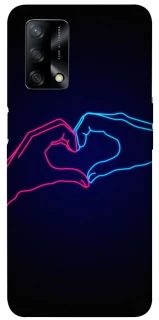 Чехол на Oppo A74 4G Neon love фото 1 из 1
