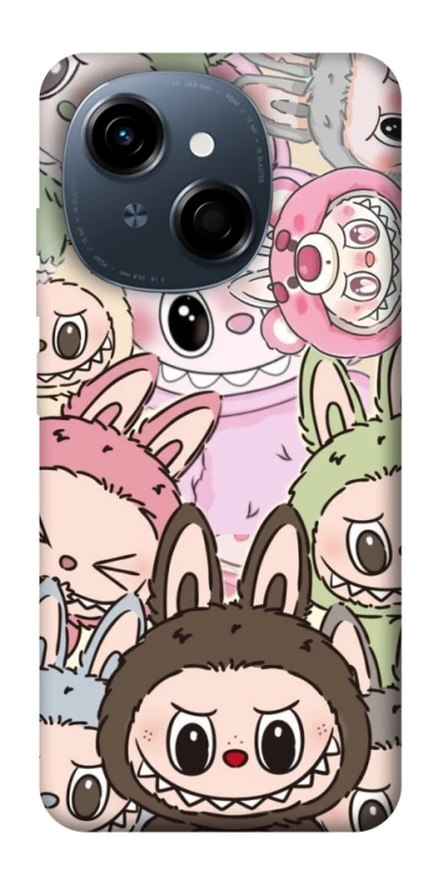 Чехол на TECNO Spark Go 1 All Labubu 3 фото 1 из 1