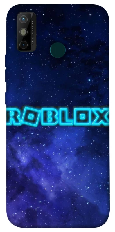 Чохол на TECNO Spark 6 Go Roblox Space Logo Blue фото 1 з 1