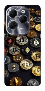 Чехол на Infinix Hot 40 Pro Many coins фото 1 из 1