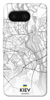 Чохол на Google Pixel 8 Kiev white map фото 1 з 1