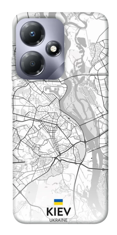 Чохол на Infinix Hot 30 Play Kiev white map фото 1 з 1