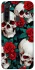 Чохол на Xiaomi Redmi Note 8T skull and rose фото 1 з 1