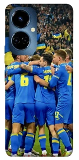 Чехол на TECNO Camon 19 Pro Сборная Украины v3 фото 1 из 1