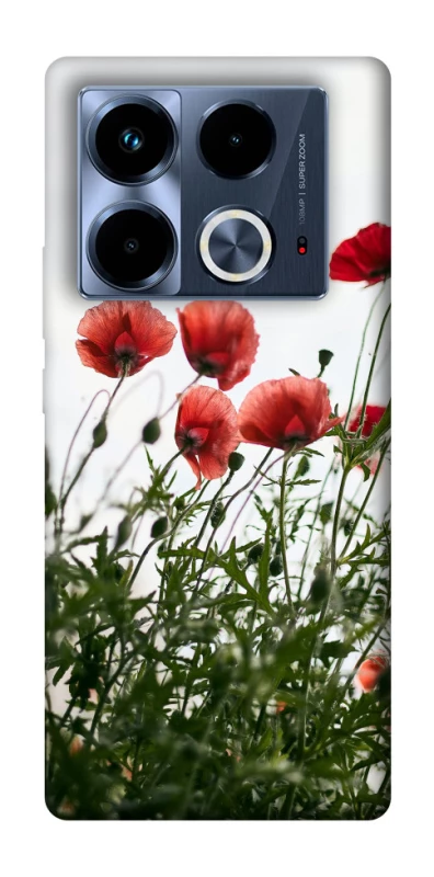 Чехол на Infinix Note 40 4G Поле маков фото 1 из 1