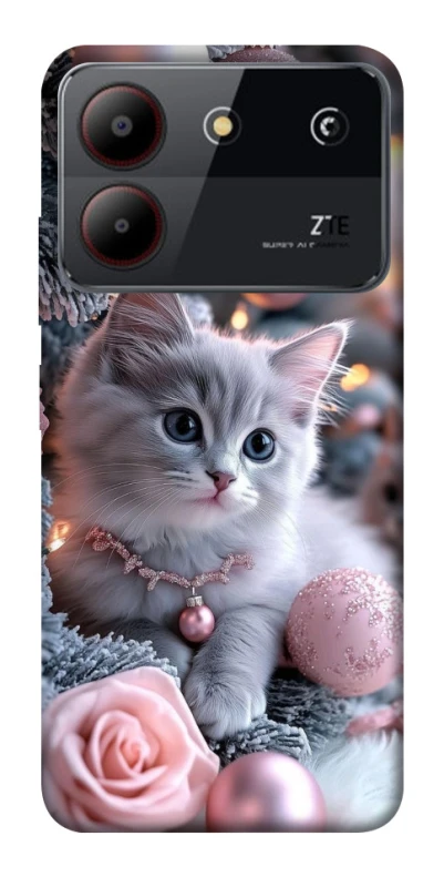 Чохол на ZTE Blade A54 4G Christmas Kitty фото 1 з 1
