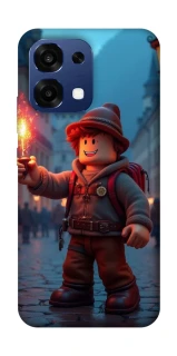 Чохол на Oppo A6 Pro 4G/5G Roblox Fire Logo Blue Flames фото 1 з 2