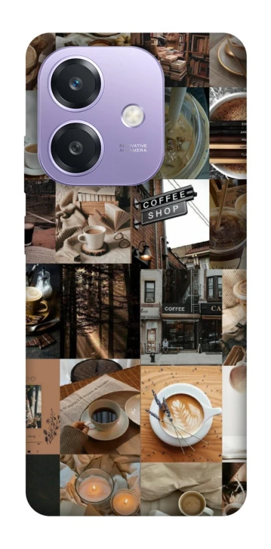 Чохол на Oppo A3X Coffee collage ver.3 фото 1 з 1