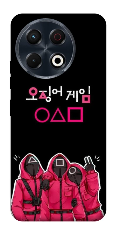 Чехол на TECNO Spark 30 Pro (KL7) squid game v5 фото 1 из 1